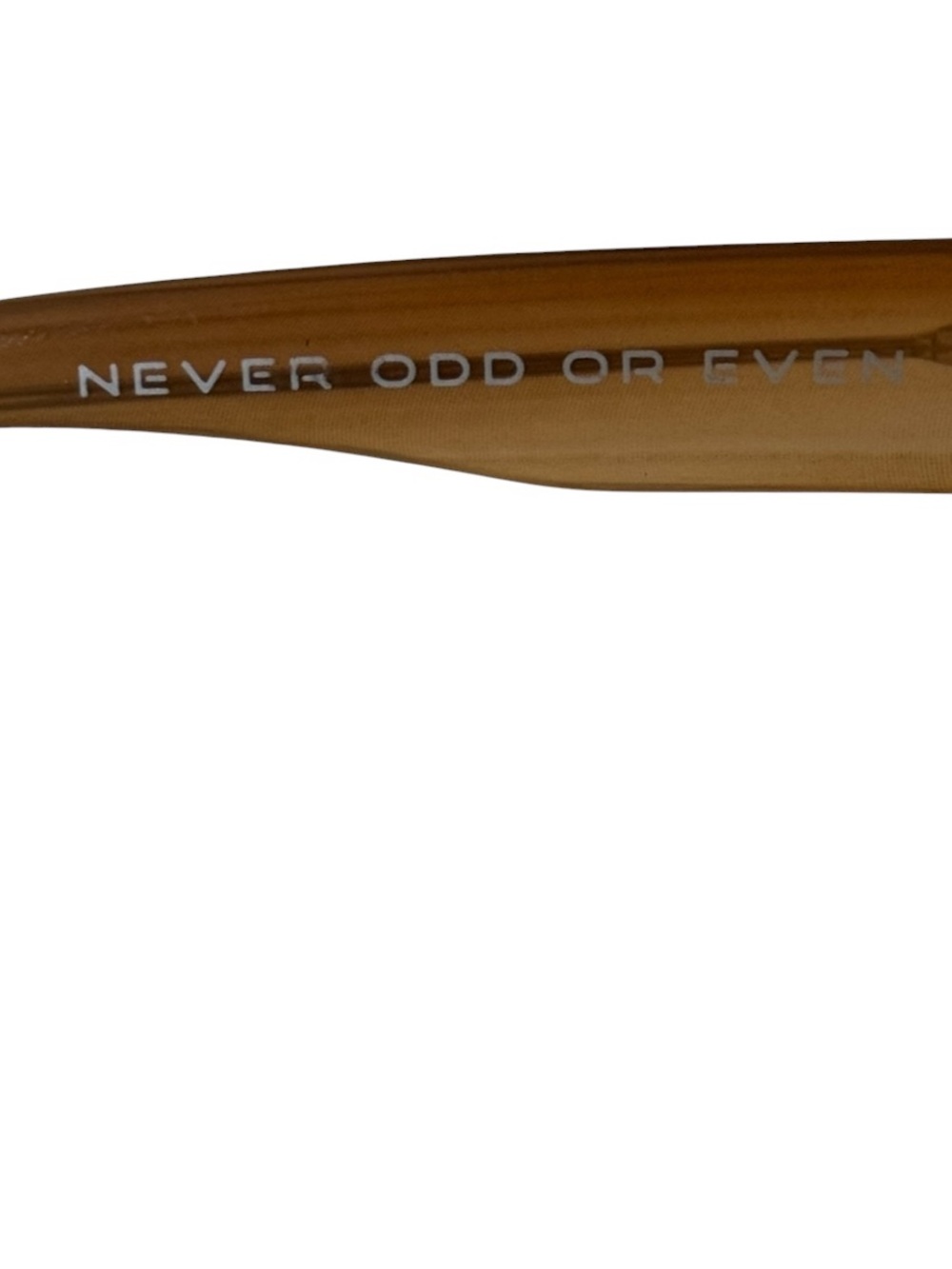Neven Palindrome Noon Smokey Brown Sunglasses with Black Lenses - Picture 7 of 8